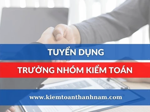 Tuyển dụng Trưởng nhóm Kiểm toán