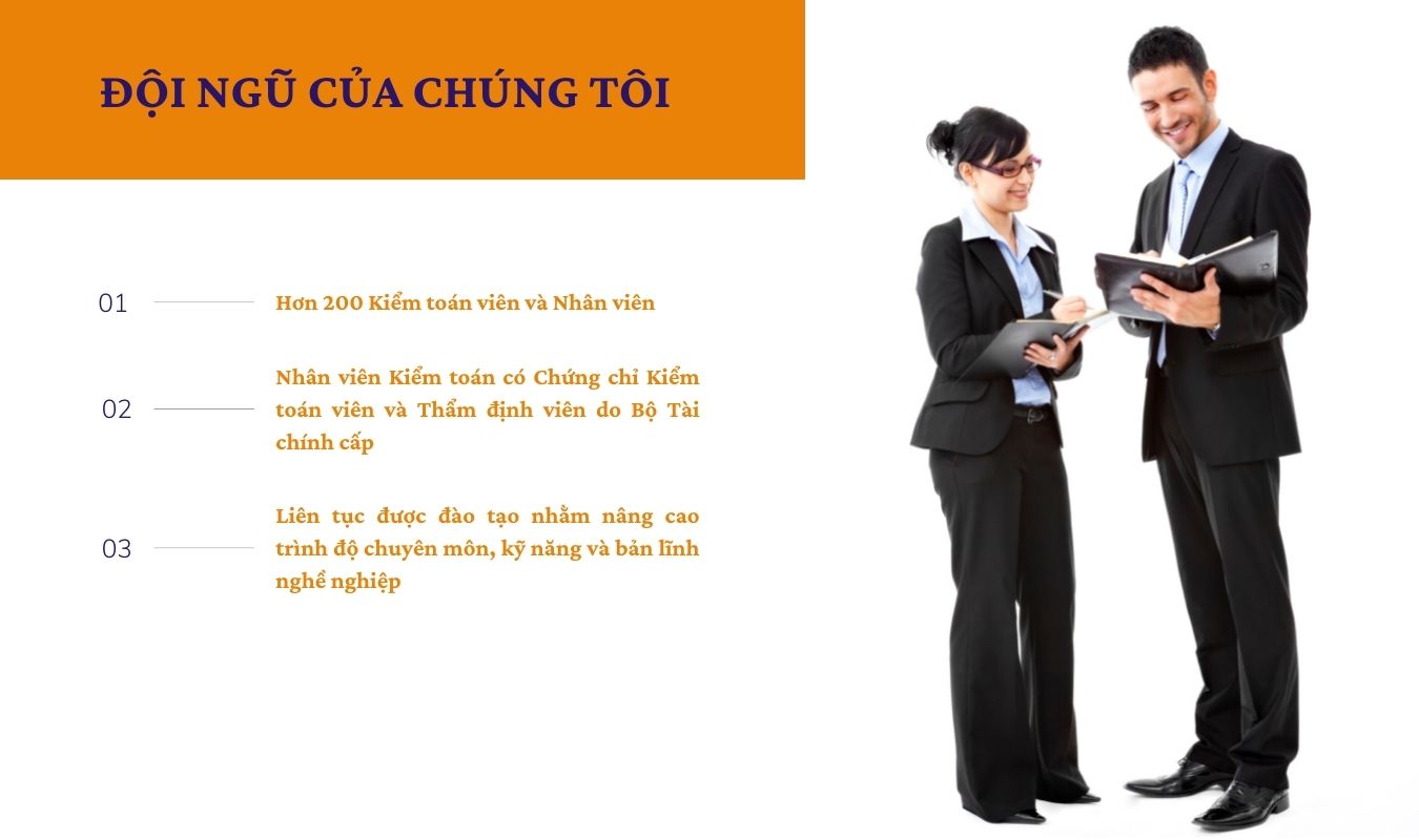 Đội ngũ Công ty Kiểm toán Thành Nam - Chi nhánh Công ty Kiểm toán Đất Việt