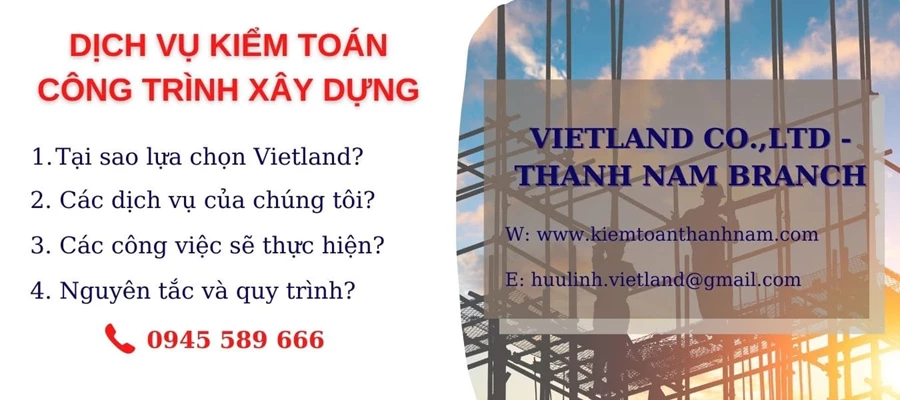 Dịch vụ Kiểm toán Công trình Xây dựng cơ bản
