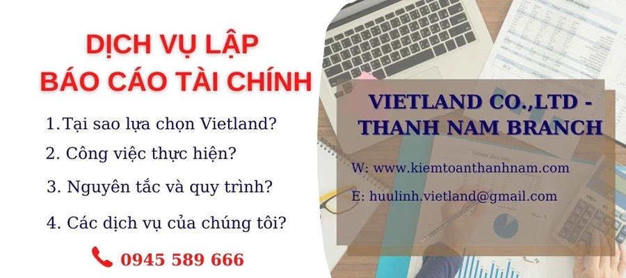 Dịch vụ Lập Báo cáo Tài chính