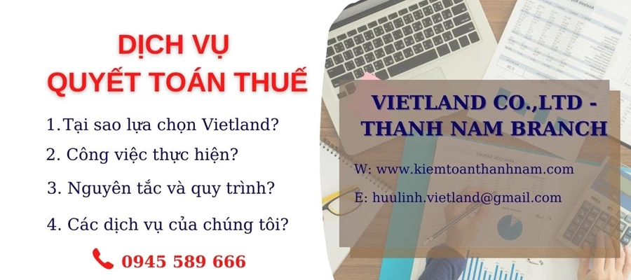 Dịch vụ Quyết toán thuế