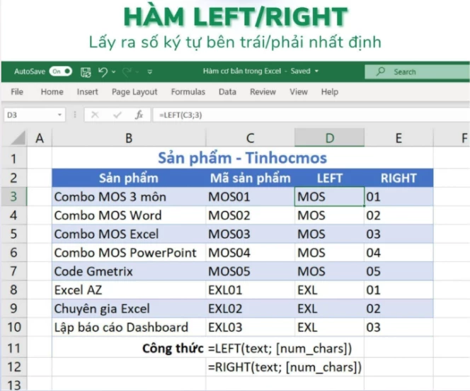 HÀM LEFT/RIGHT