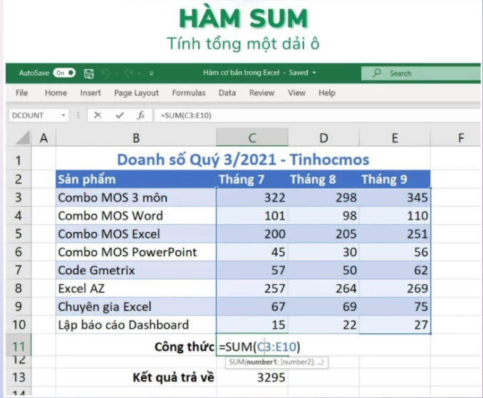 HÀM SUM